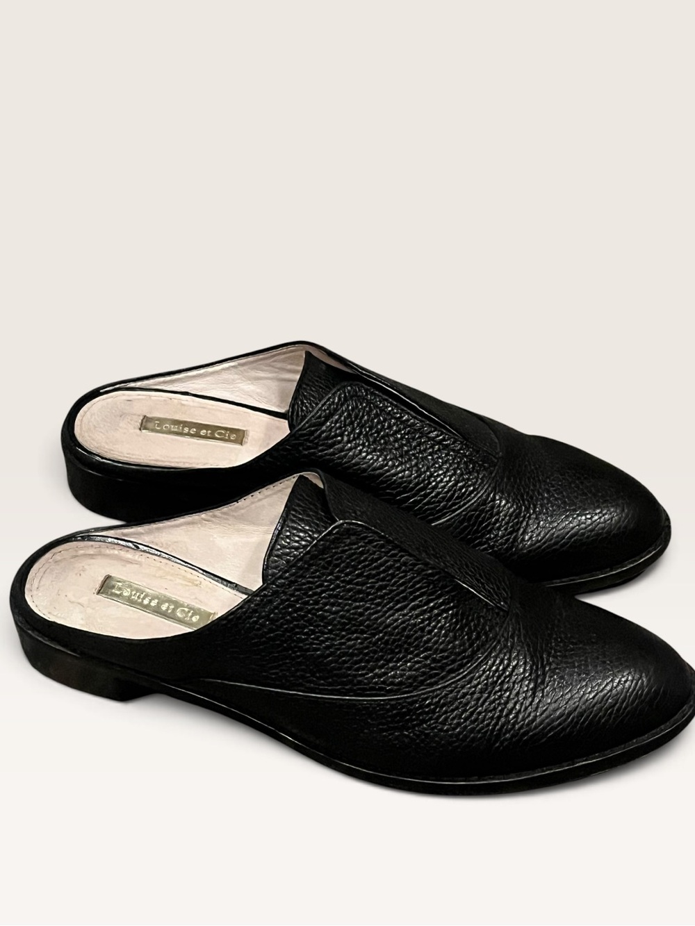 Louise et Cie Freyda Mules, Black, Size 8